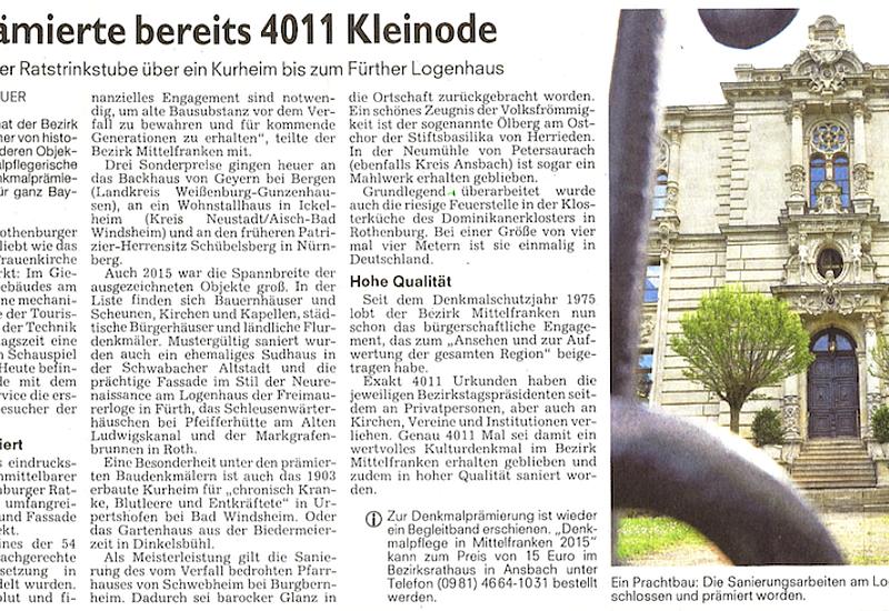 Bild: Bezirk prämierte bereits 4011 Kleinode