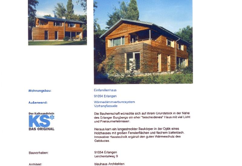 Bild: Niedrigenergiehaus am Burgberg