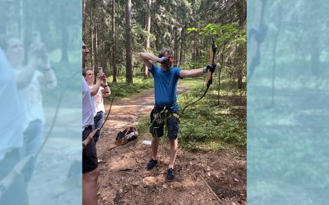 Bild: Chef am Bogen